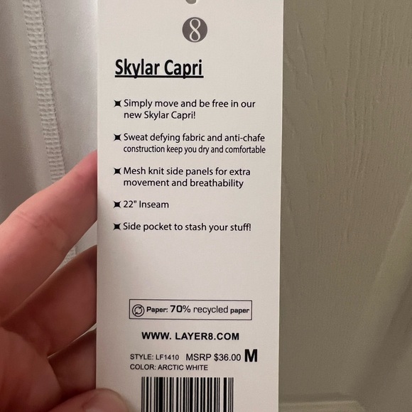 Brand new never worn work out capris - Picture 4 of 4